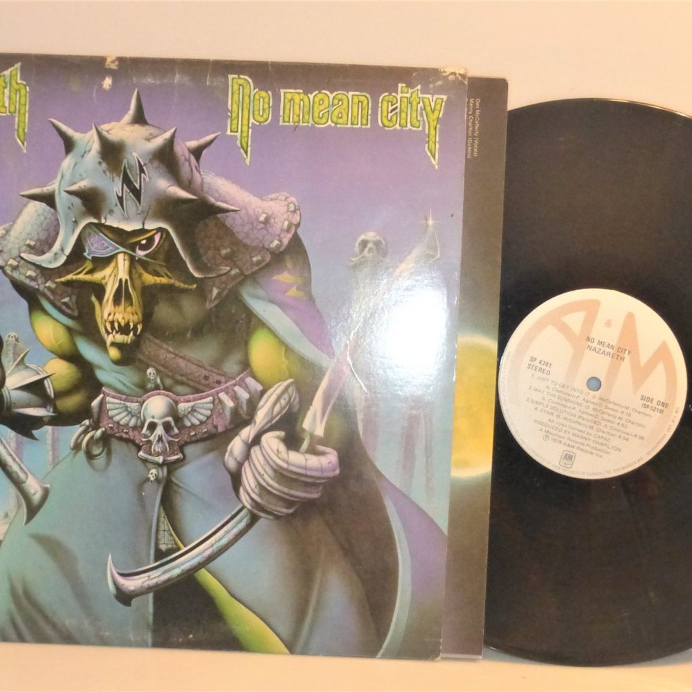1st Press 1979 Nazareth NO MEAN CITY Vinyl Record A&M Records #SP4741Rock n Roll
